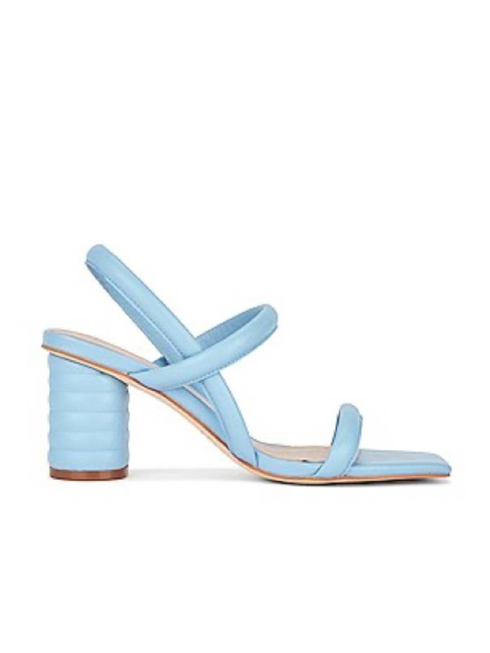 Intentionally Blank Sky Blue Leather Kifton Heel Size 10 Fair Condition‎
